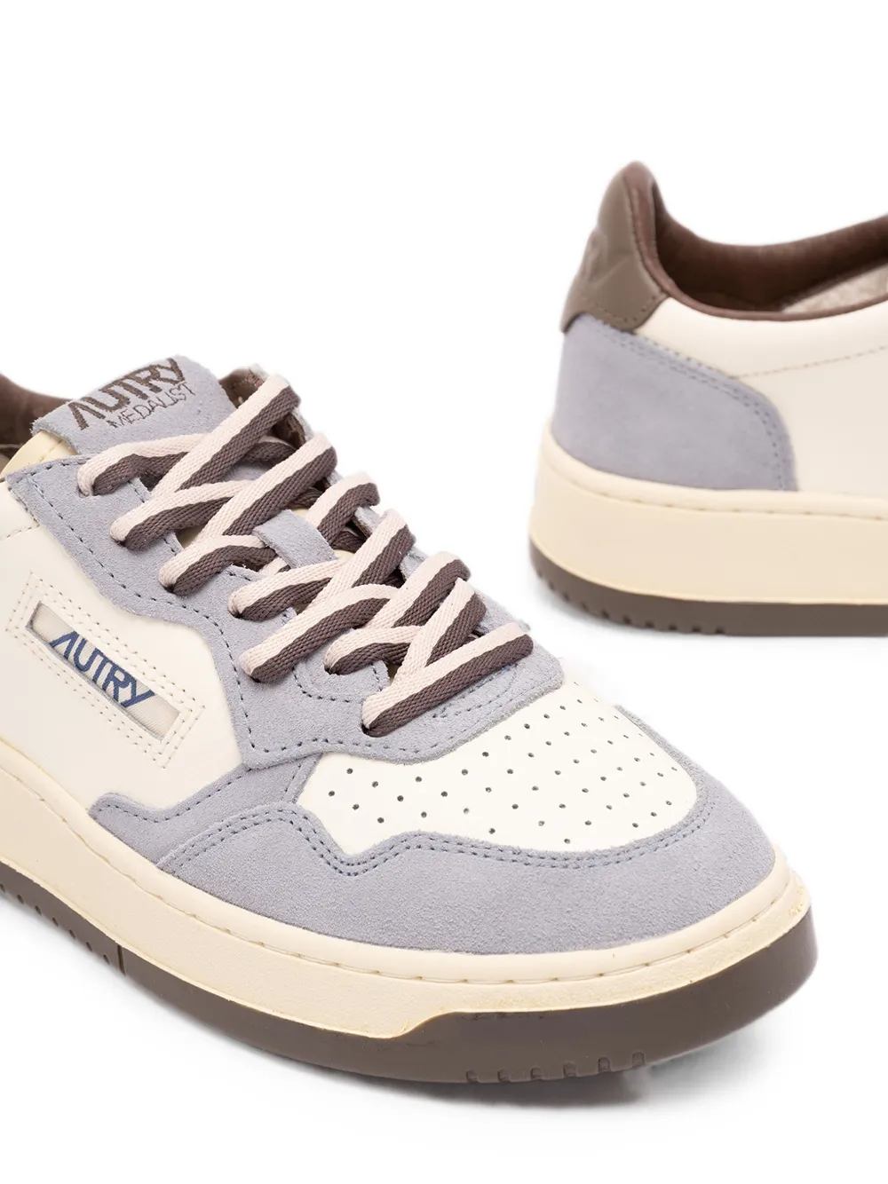 Autry Medalist leather sneakers Beige