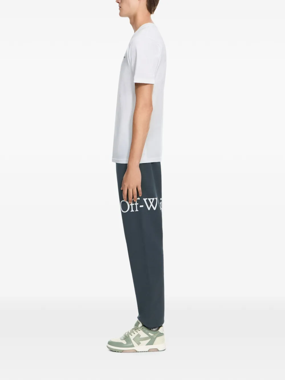 Off-White Logo Quote T-shirt Wit
