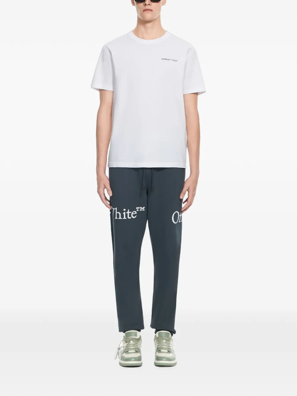 Off-White Logo Quote T-shirt Wit