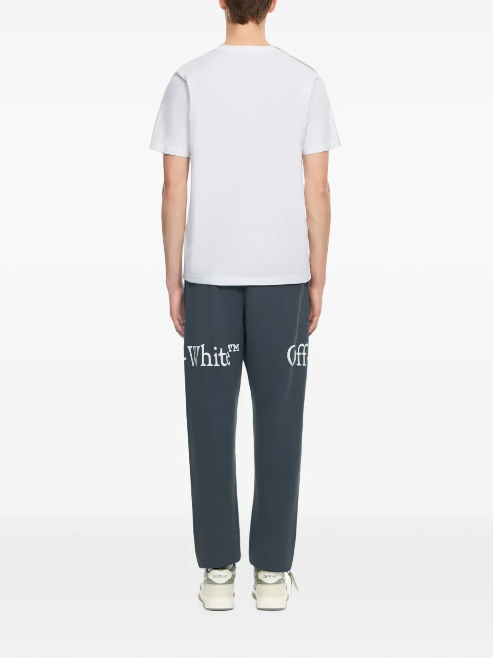 Off-White Logo Quote T-shirt Wit