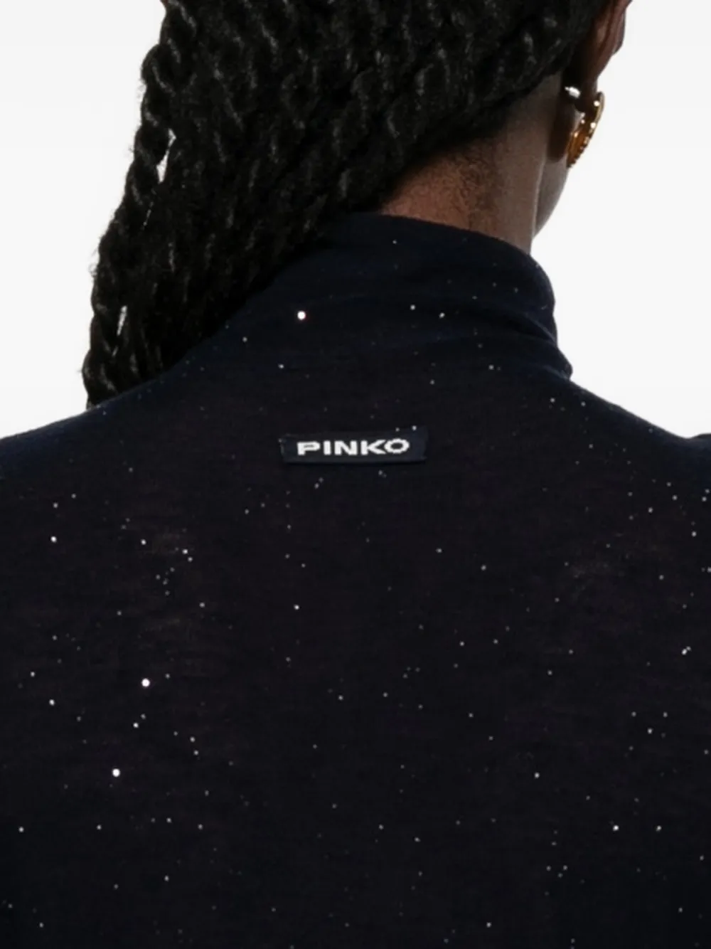 PINKO Coltrui verfraaid met pailletten Blauw