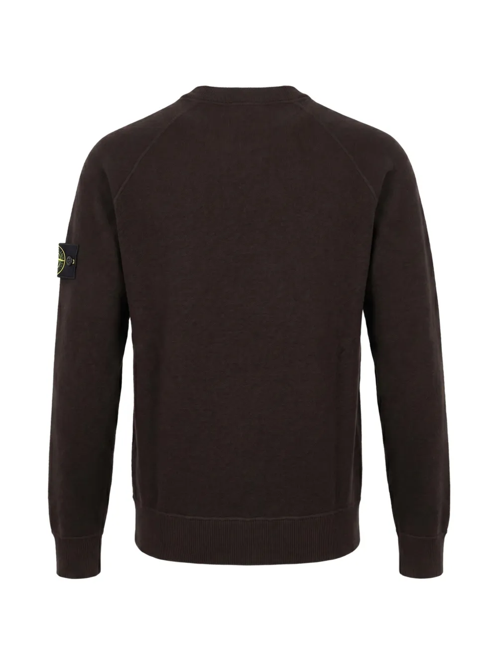 Stone Island Trui met logopatch en raglan mouwen Bruin