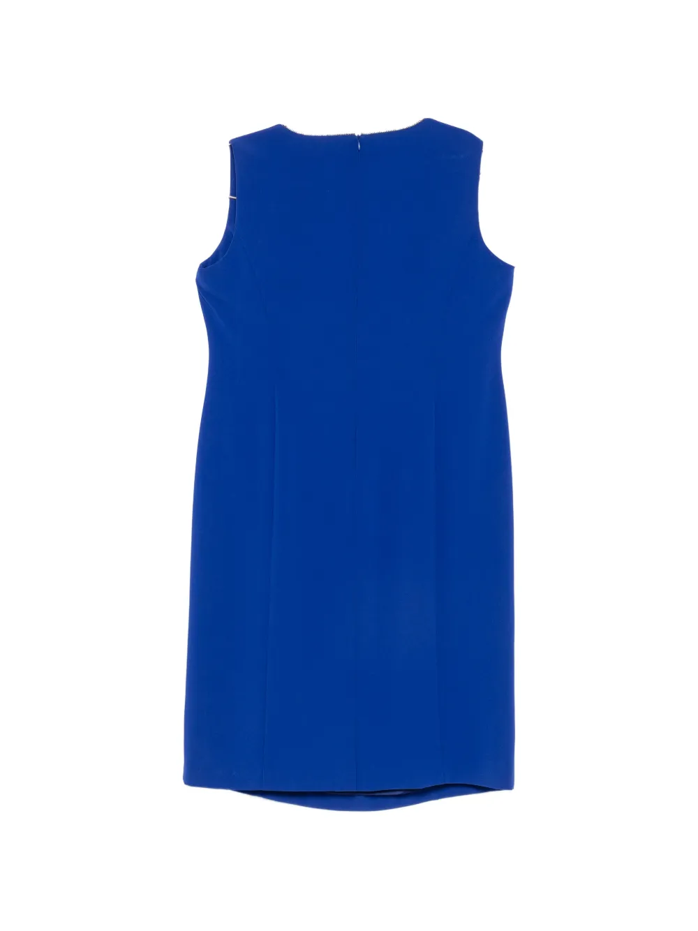 Marina Rinaldi Tabarin mouwloze midi-jurk met kristallen afwerking Blauw