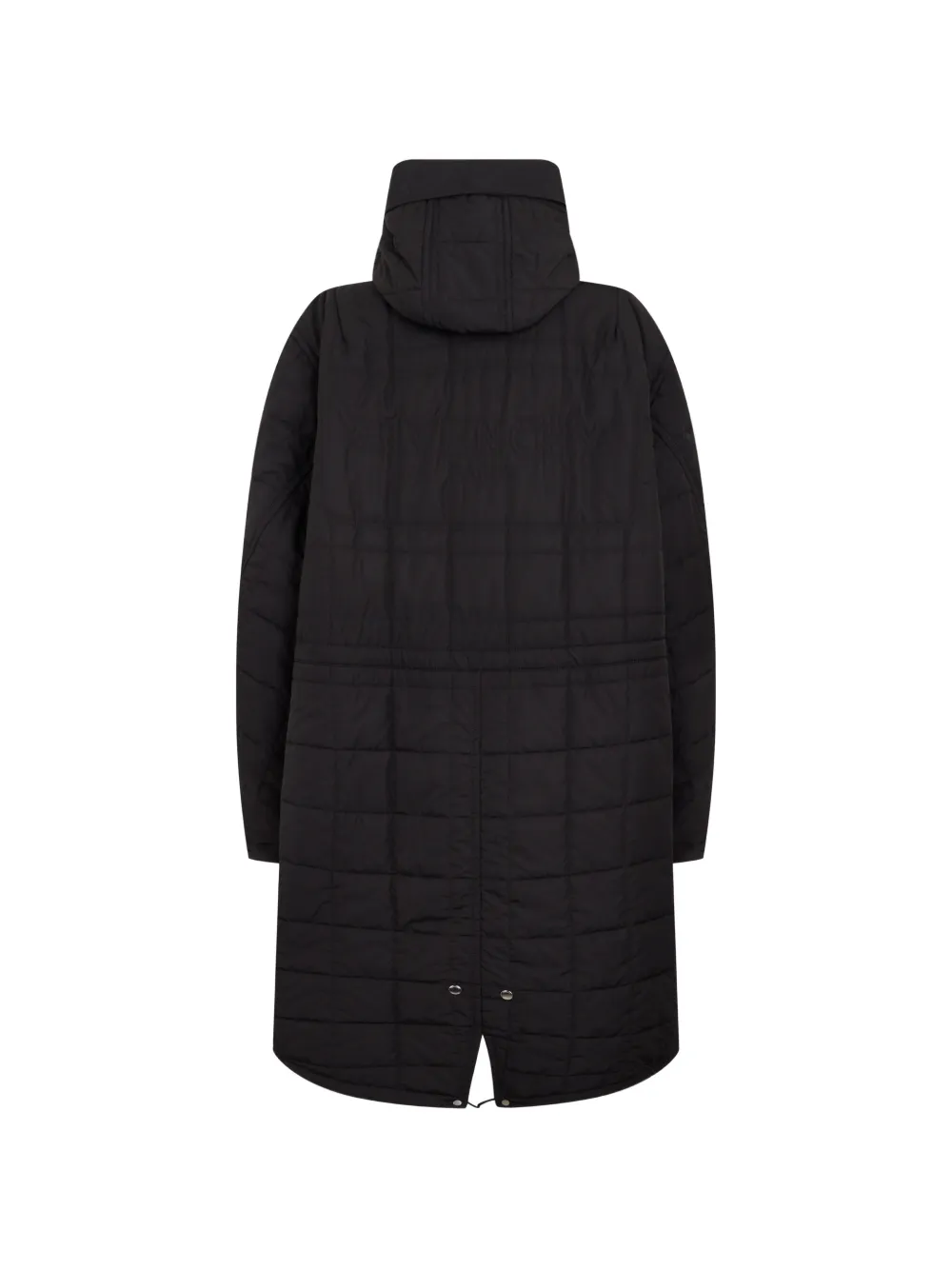 Givenchy Couture Seam gewatteerde parka met Paris Zwart