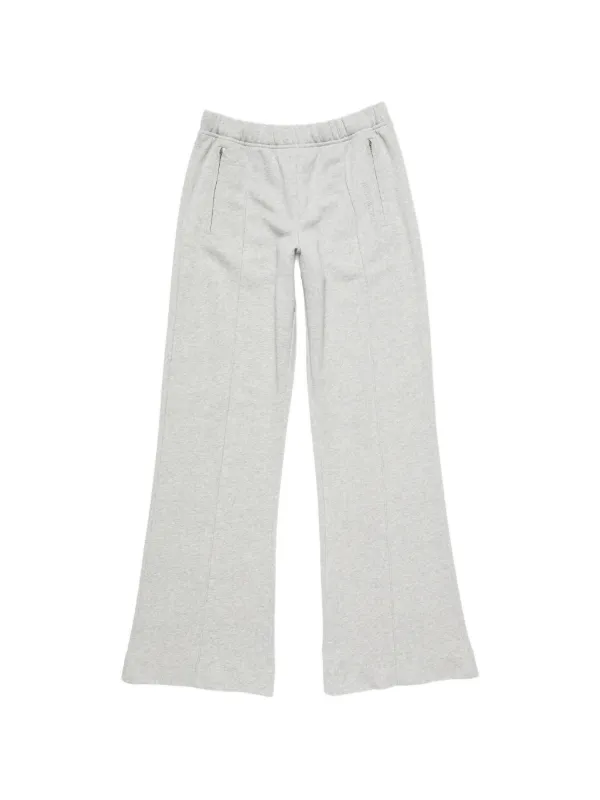 Acne Studios Fleece Trousers with Logo in Grey