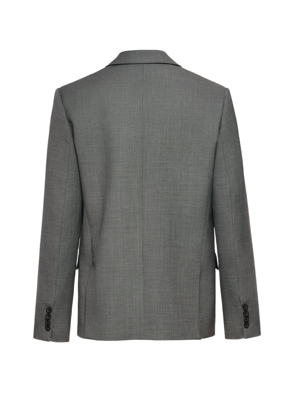 Magda Butrym Blazer met enkele rij knopen en gekerfde revers Grijs