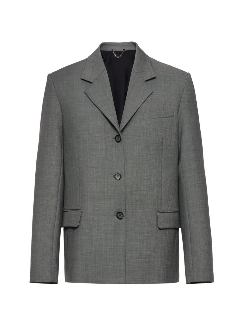 Magda Butrym single-breasted notched-lapels blazer - Grau