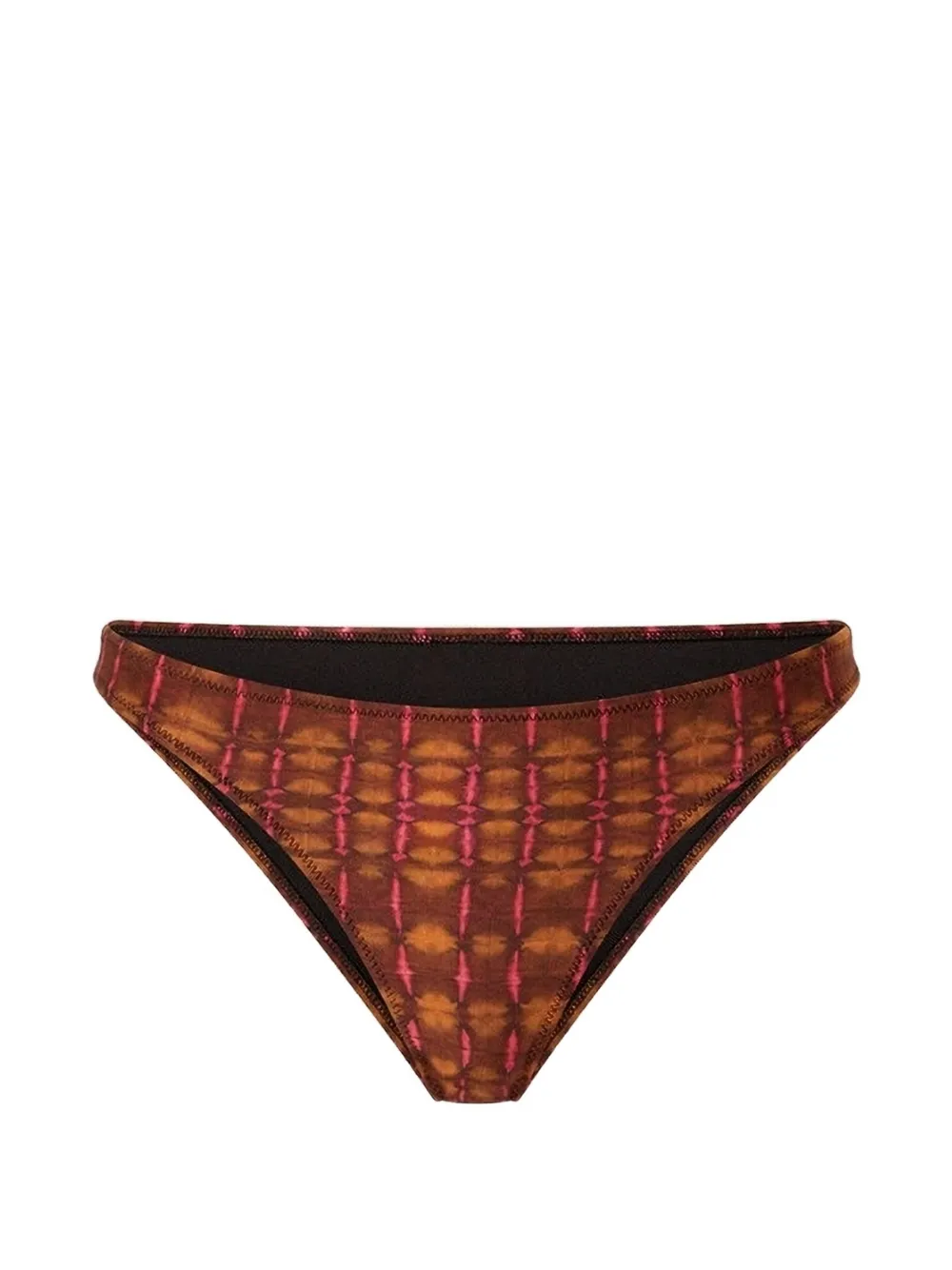 MOMONÌ printed bikini bottoms - Arancione