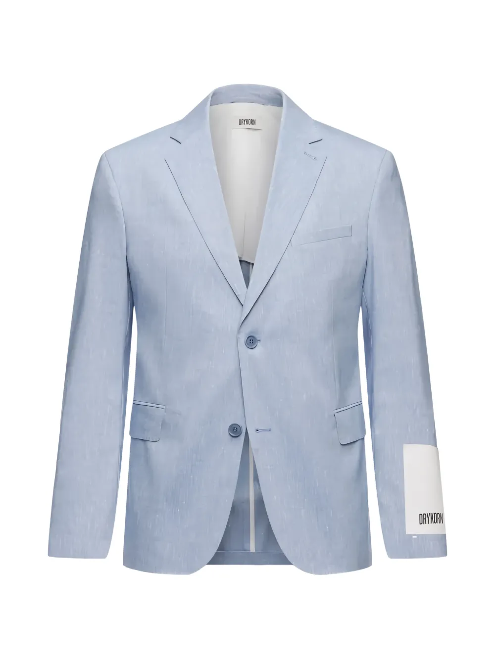 Drykorn Yames single-breasted notched-lapels blazer - Blu