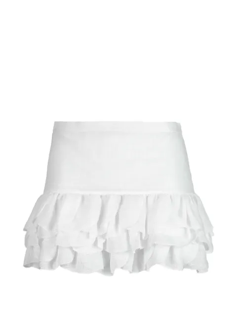 LUISA SPAGNOLI Tesa tiered ruffled-hem mini skirt