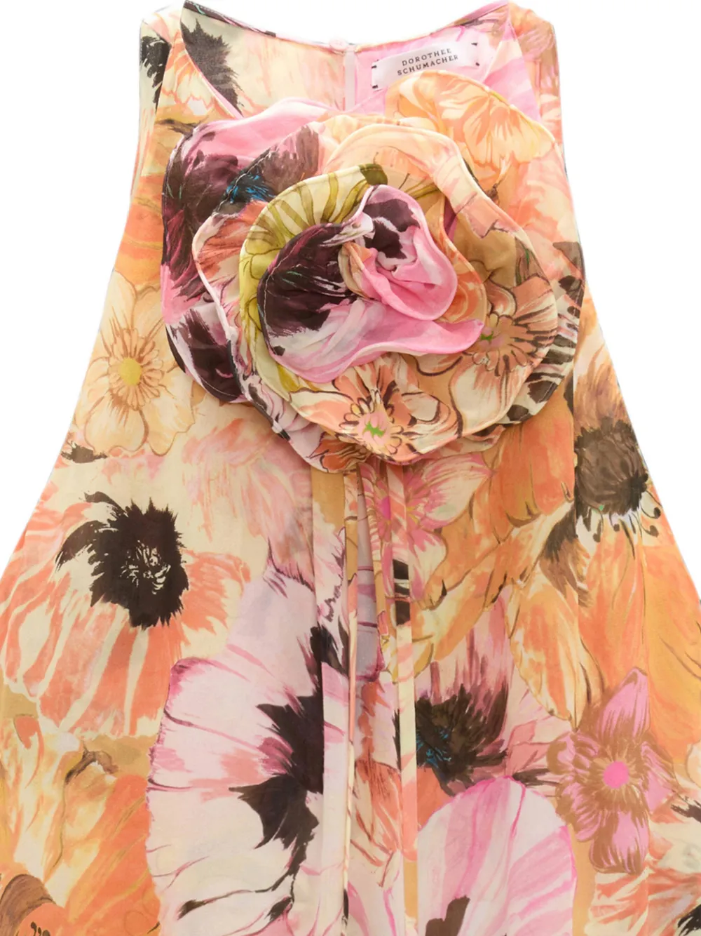 Dorothee Schumacher Maxi-jurk met bloemenprint Beige