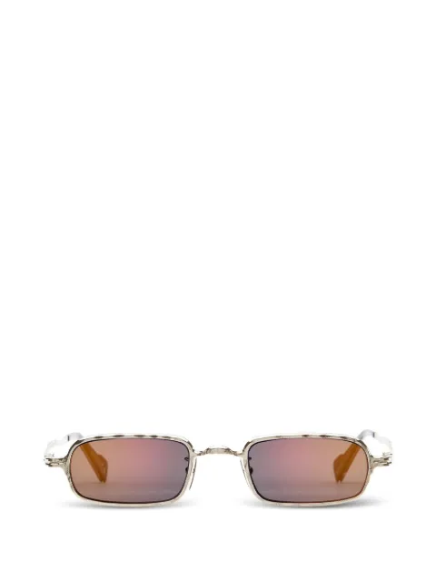 Kuboraum hammered-effect rectangle-frame sunglasses