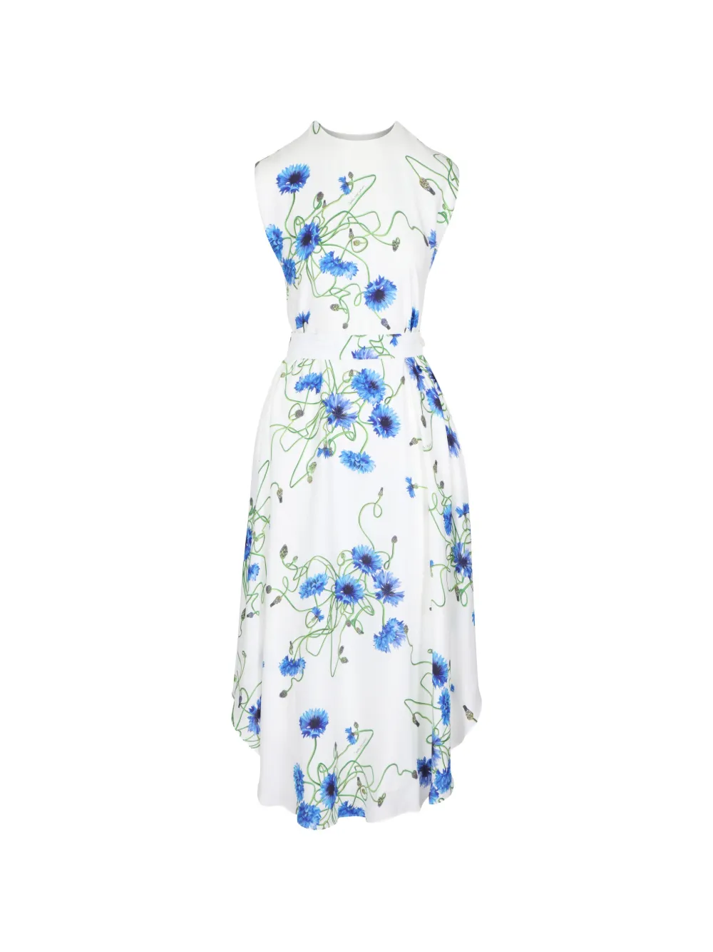 Stella McCartney floral-print sleeveless dress - Bianco