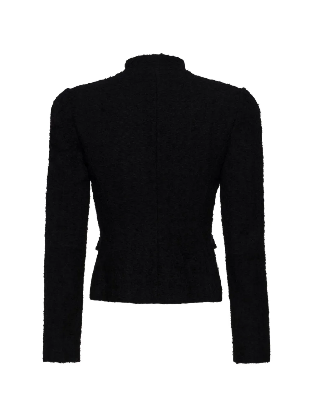 Magda Butrym Bouclé Single-breasted Blazer in Black, view 2