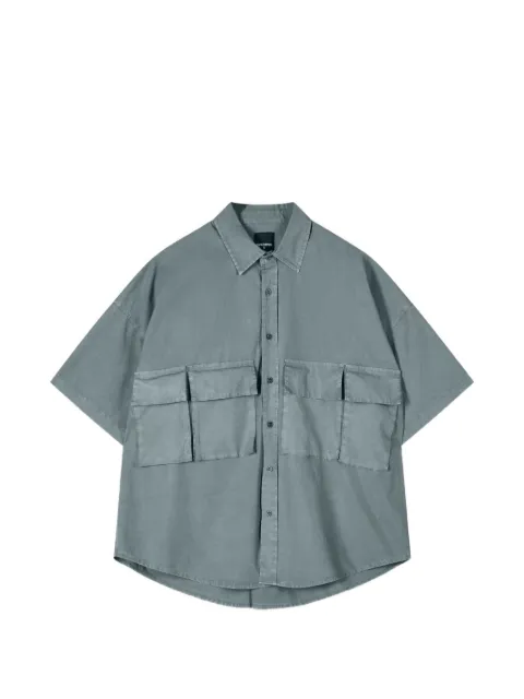 Patrizia Pepe garment-dyed oversized shirt