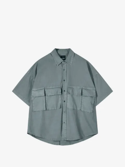 Patrizia Pepe garment-dyed oversized shirt
