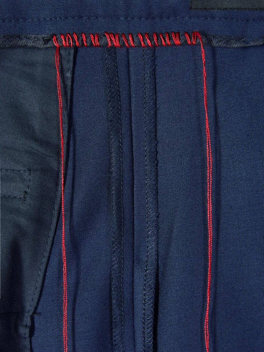 Patrizia Pepe Plooibroek met wijde pijpen Blauw