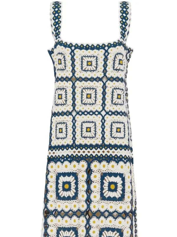 alemais crochet dress ALMAIS Dolly Crochet Cotton Dress - Women - Cream Dresses