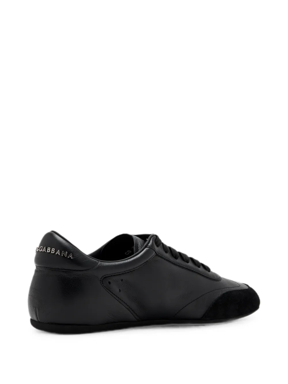 Dolce & Gabbana panelled leather sneakers Zwart