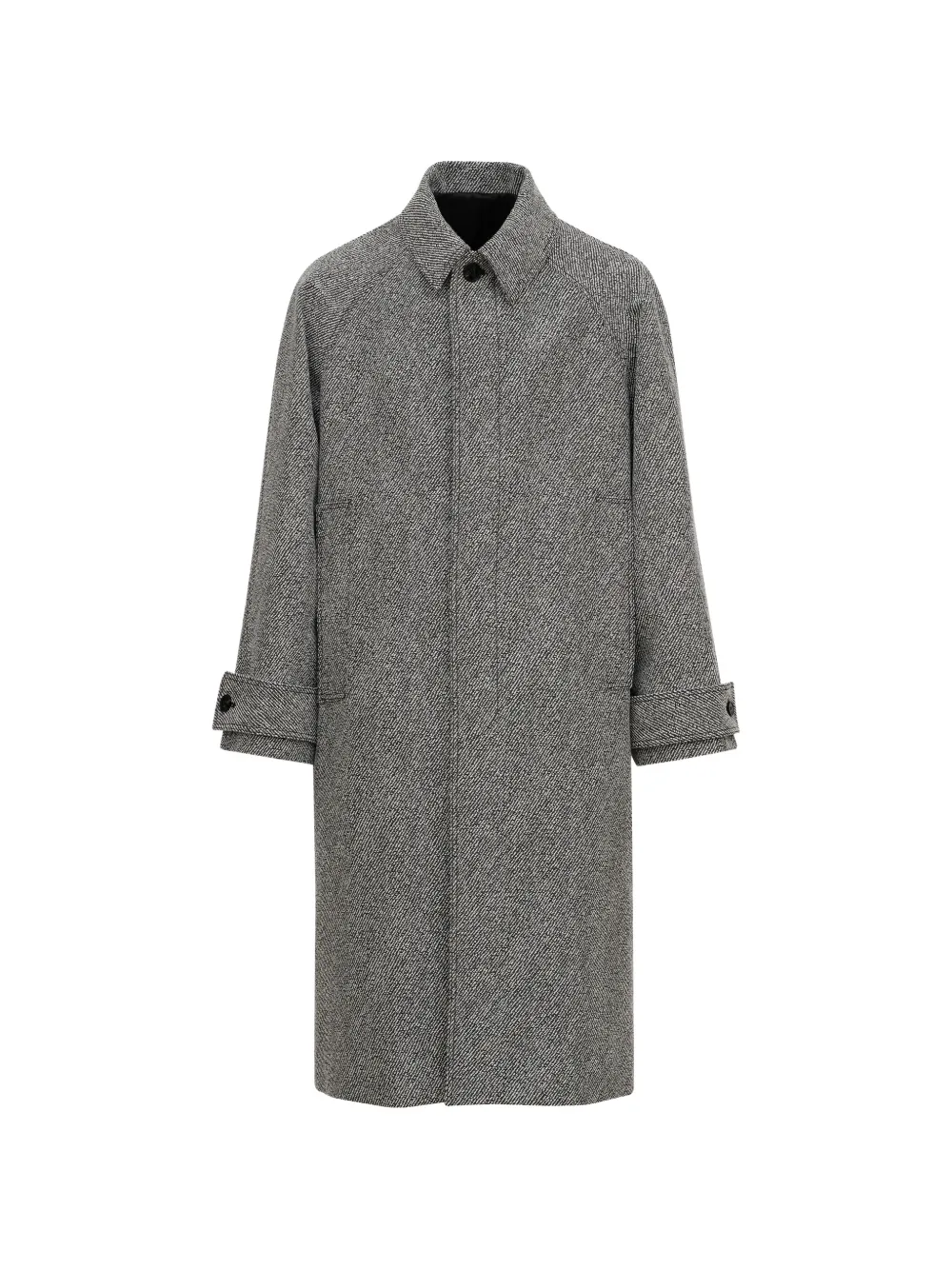 LGN LOUIS GABRIEL NOUCHI twill-weave coat - Nero
