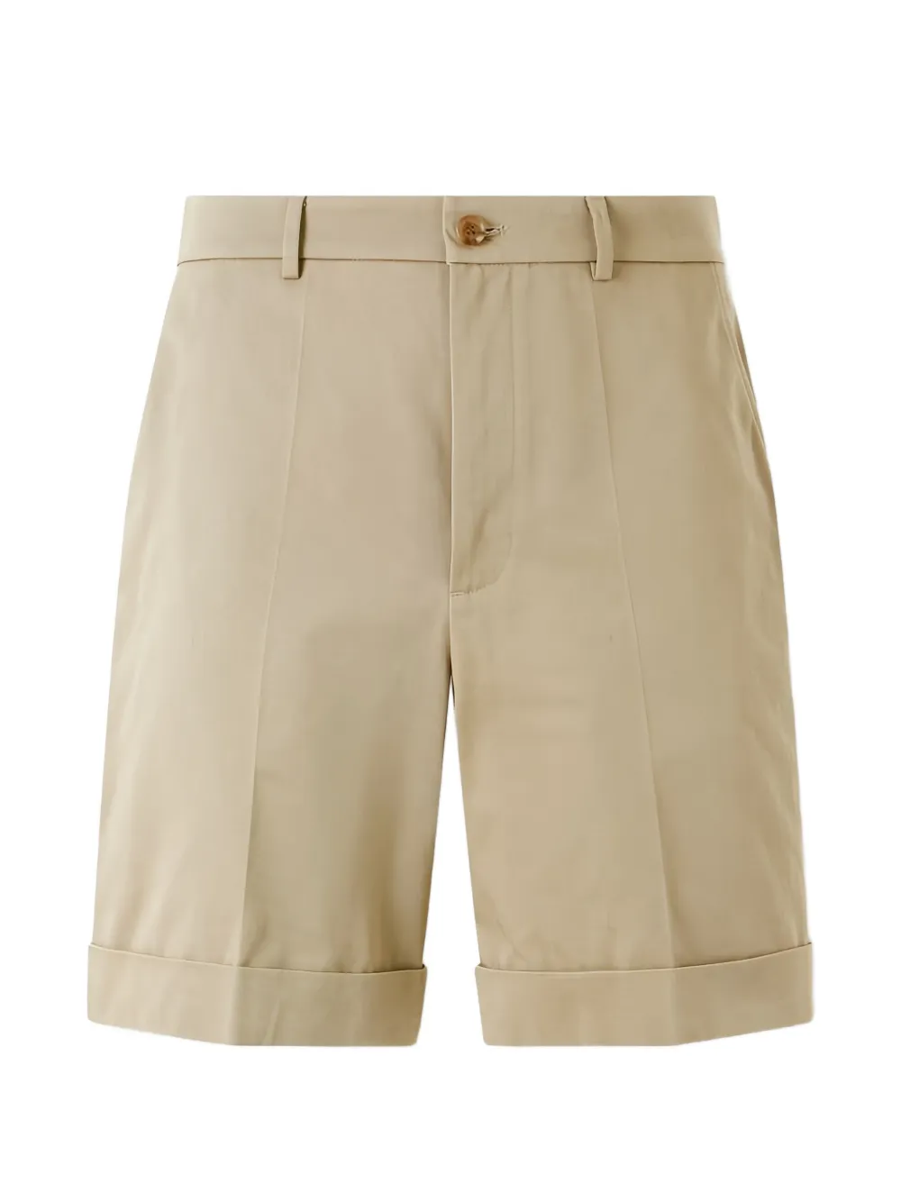 Valentino Garavani cotton turn-up shorts - Nude
