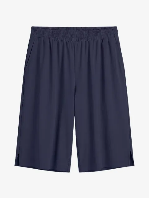 OFLAB 24002 elasticated-waistband side-slit shorts