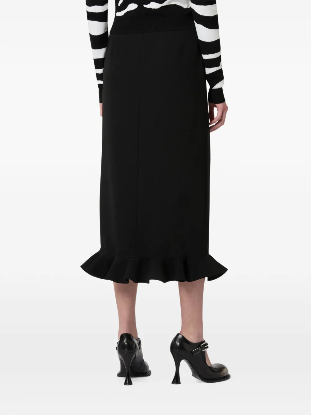 Moschino Asymmetrische rok Zwart