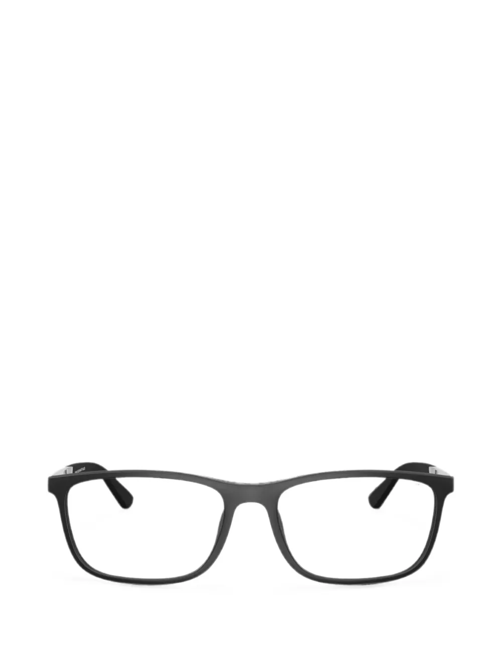 Emporio Armani rectangle-frame glasses - Nero