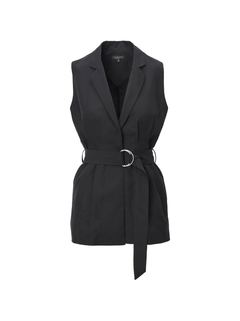 rag & bone Mandi belted gilet - Nero