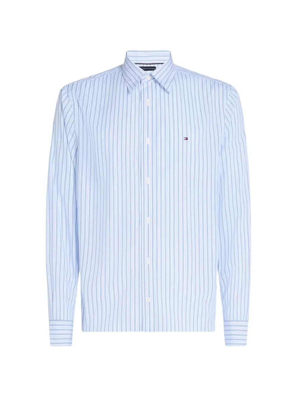 Tommy Hilfiger striped long-sleeve shirt - Blu