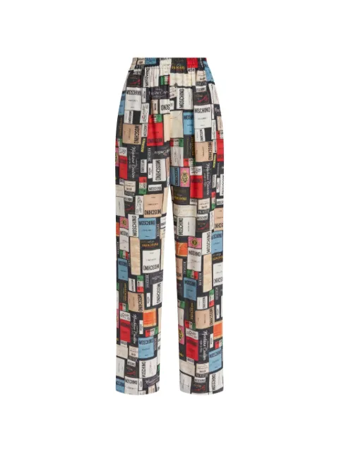 Moschino printed trousers