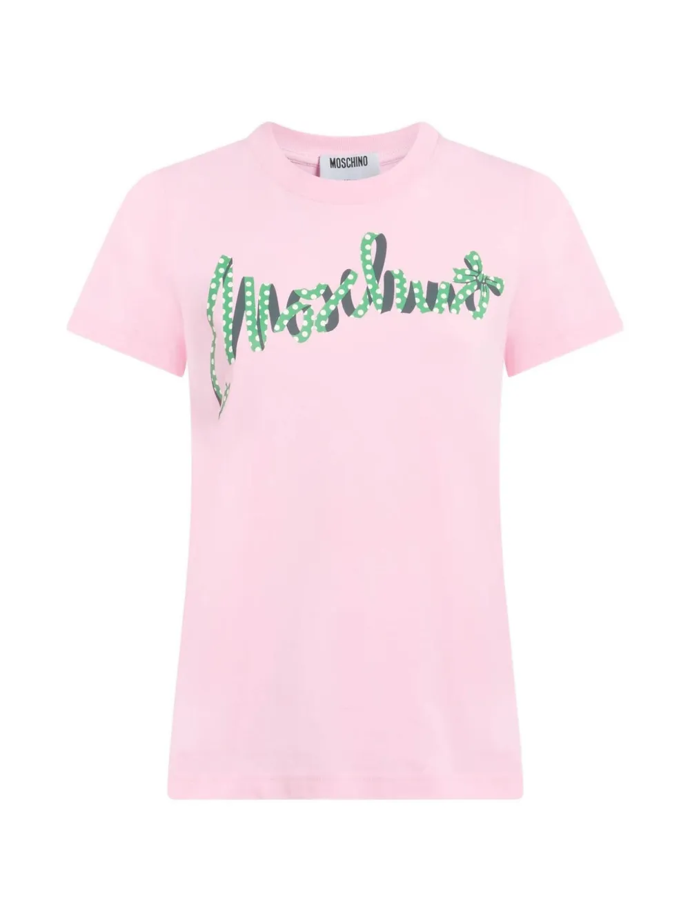 Moschino logo-print T-shirt - Rosa