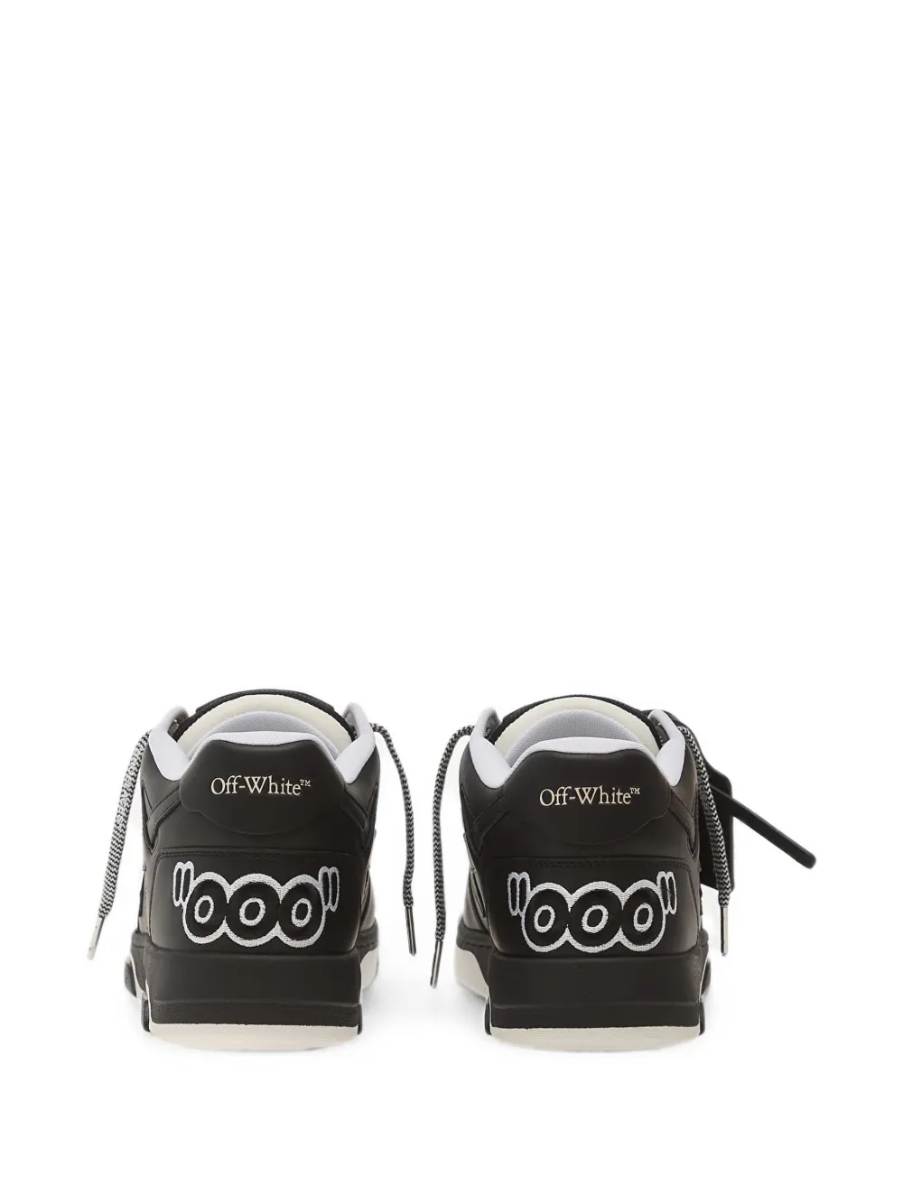 Off-White Out Of Office lace-up sneakers Zwart
