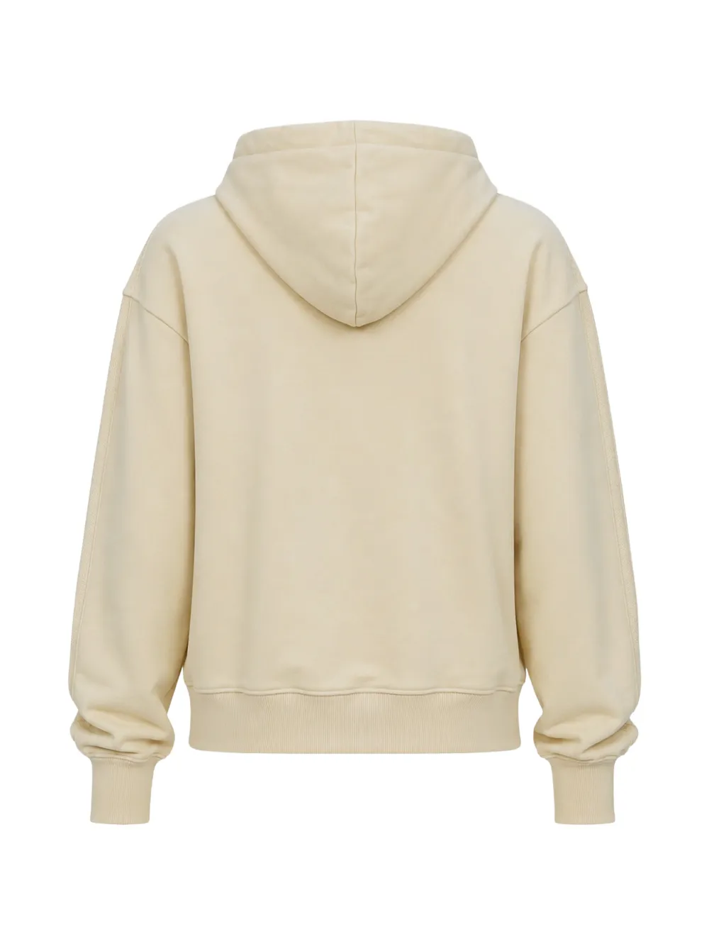 Patrizia Pepe Hoodie met geborduurd logo Beige
