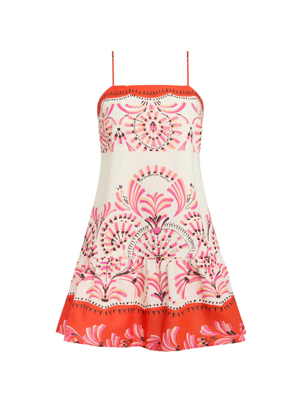 Marie Oliver Eileen ruffled mini dress - Toni neutri