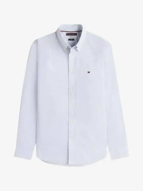 Tommy Hilfiger logo-embroidered shirt