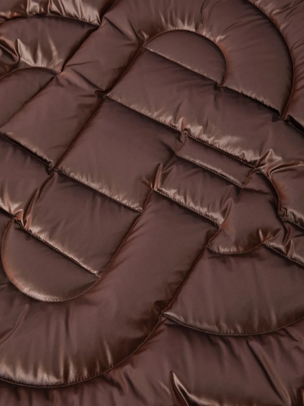 Casablanca Gewatteerde bodywarmer met logo Bruin