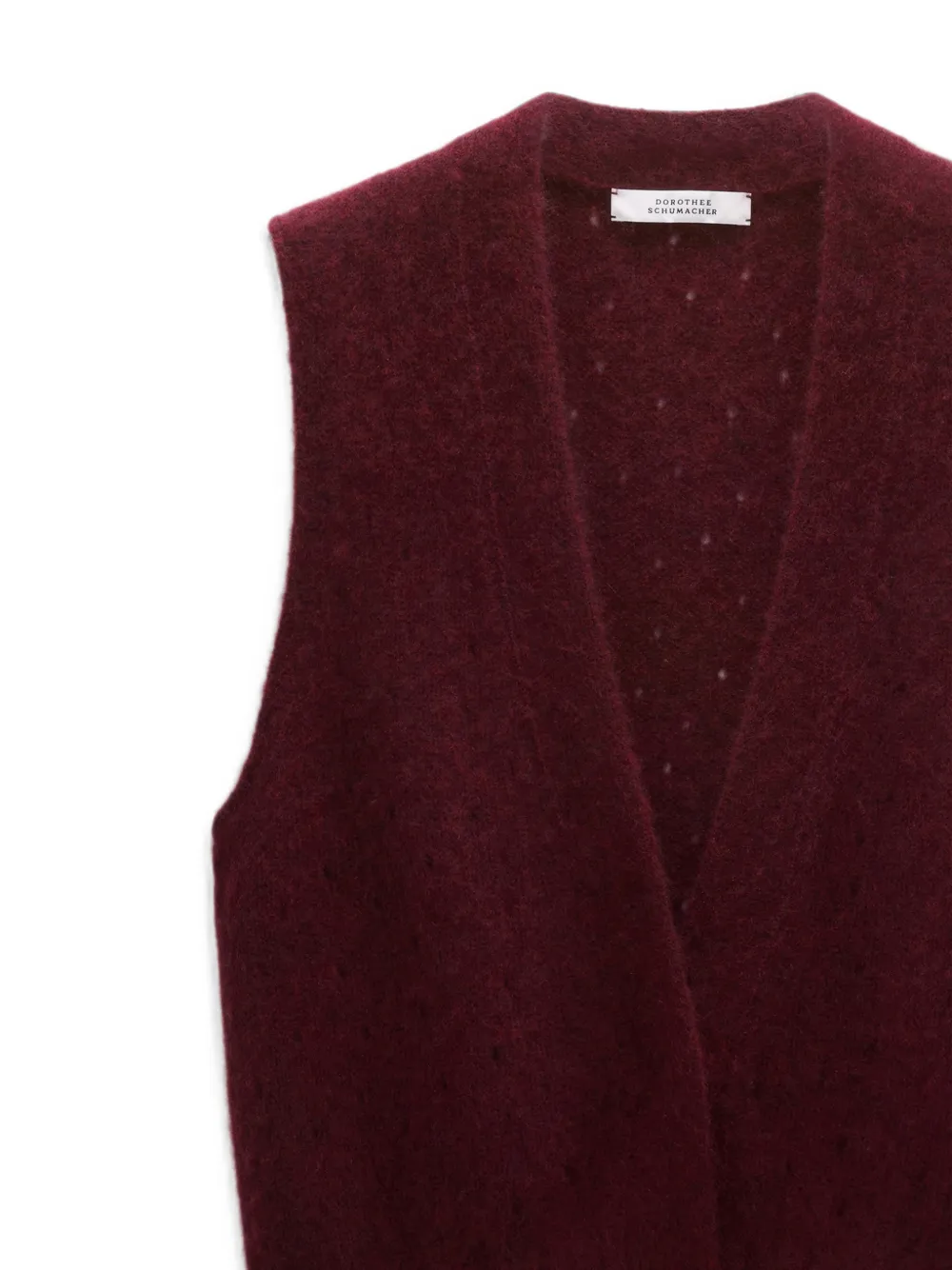 Dorothee Schumacher Bodywarmer met V-hals Rood
