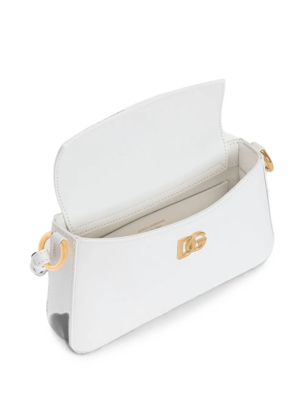 Dolce & Gabbana Schoudertas met logoplakkaat Wit