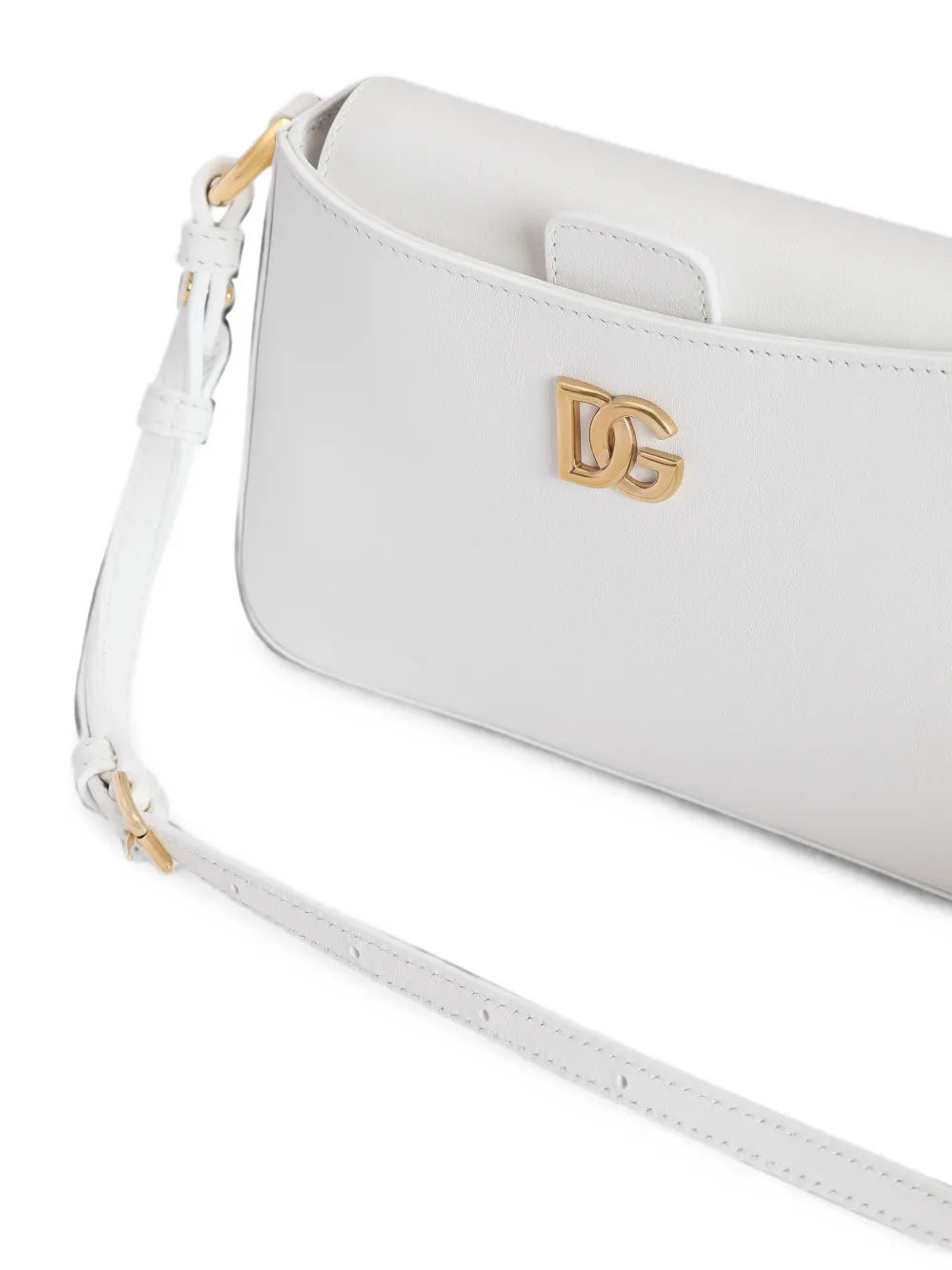 Dolce & Gabbana Schoudertas met logoplakkaat Wit