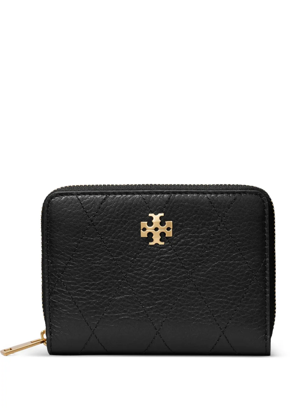 Tory Burch small Charlie leather wallet - Nero