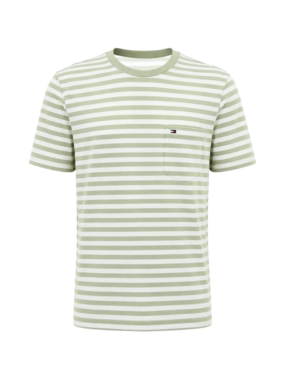 Tommy Hilfiger striped pocket T-shirt - Verde