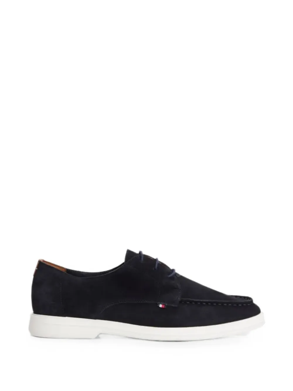 Tommy Hilfiger Moc Toe suede lace-up Derby shoes - Blau