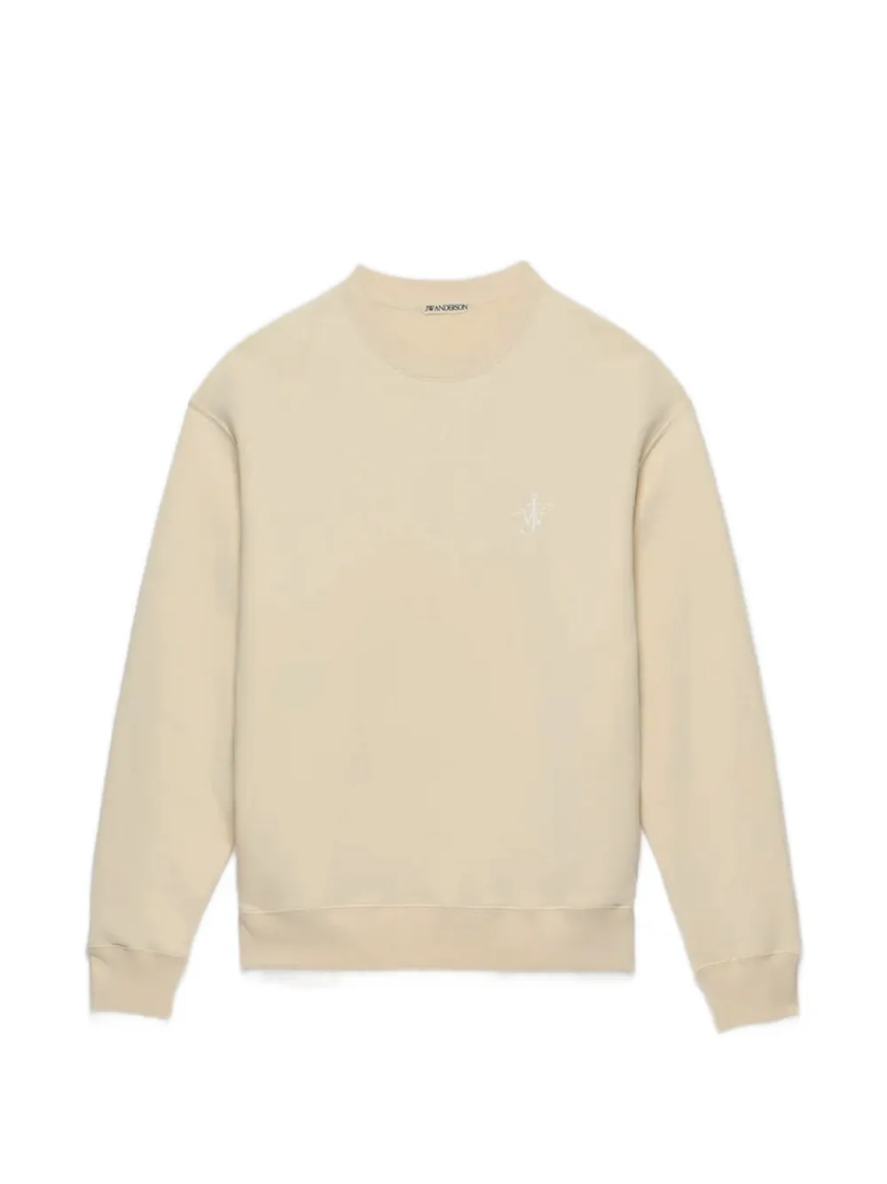 JW Anderson embroidered crew-neck sweatshirt - Nude