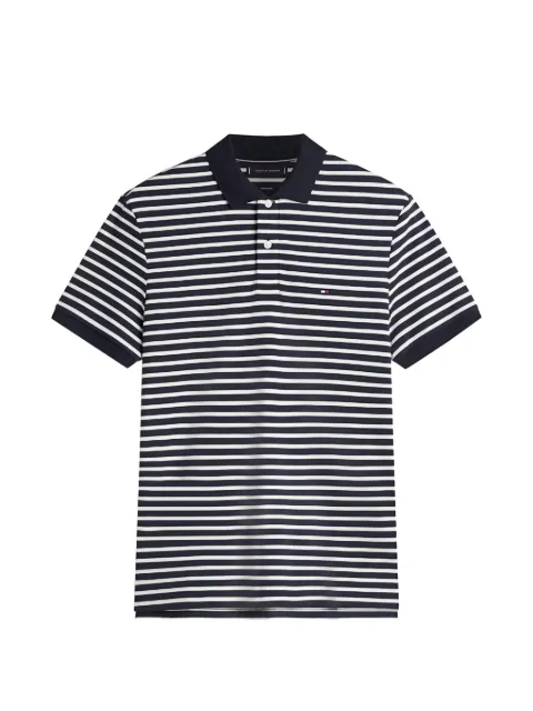 Tommy Hilfiger striped-patterned polo shirt