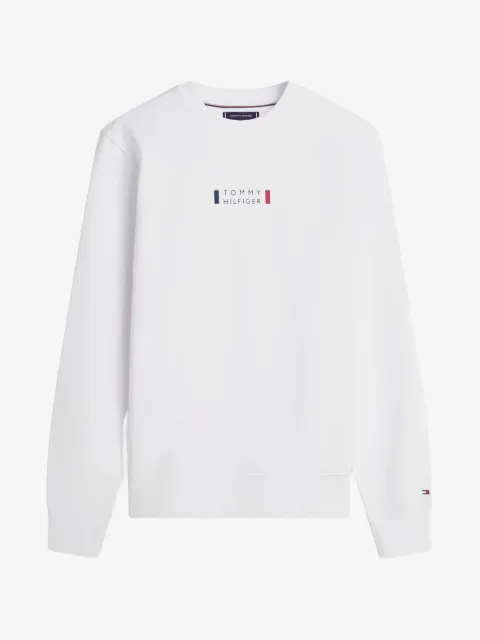 Tommy Hilfiger logo-print cotton sweater