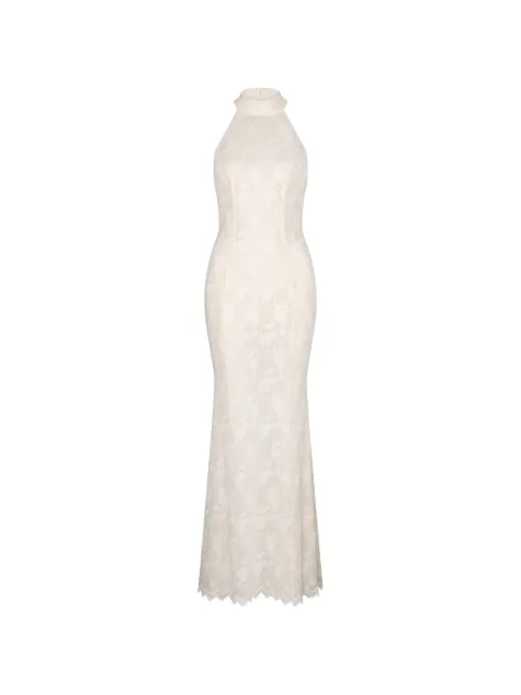 Atoir Devon lace-overlay sleeveless maxi dress