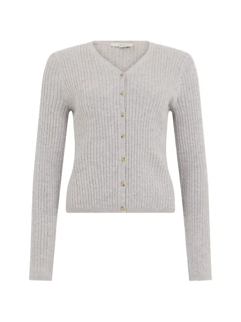 Vince cable-knit button-up cardigan