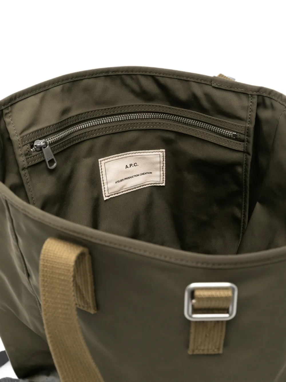 A.P.C. Schoudertas met logoprint Groen