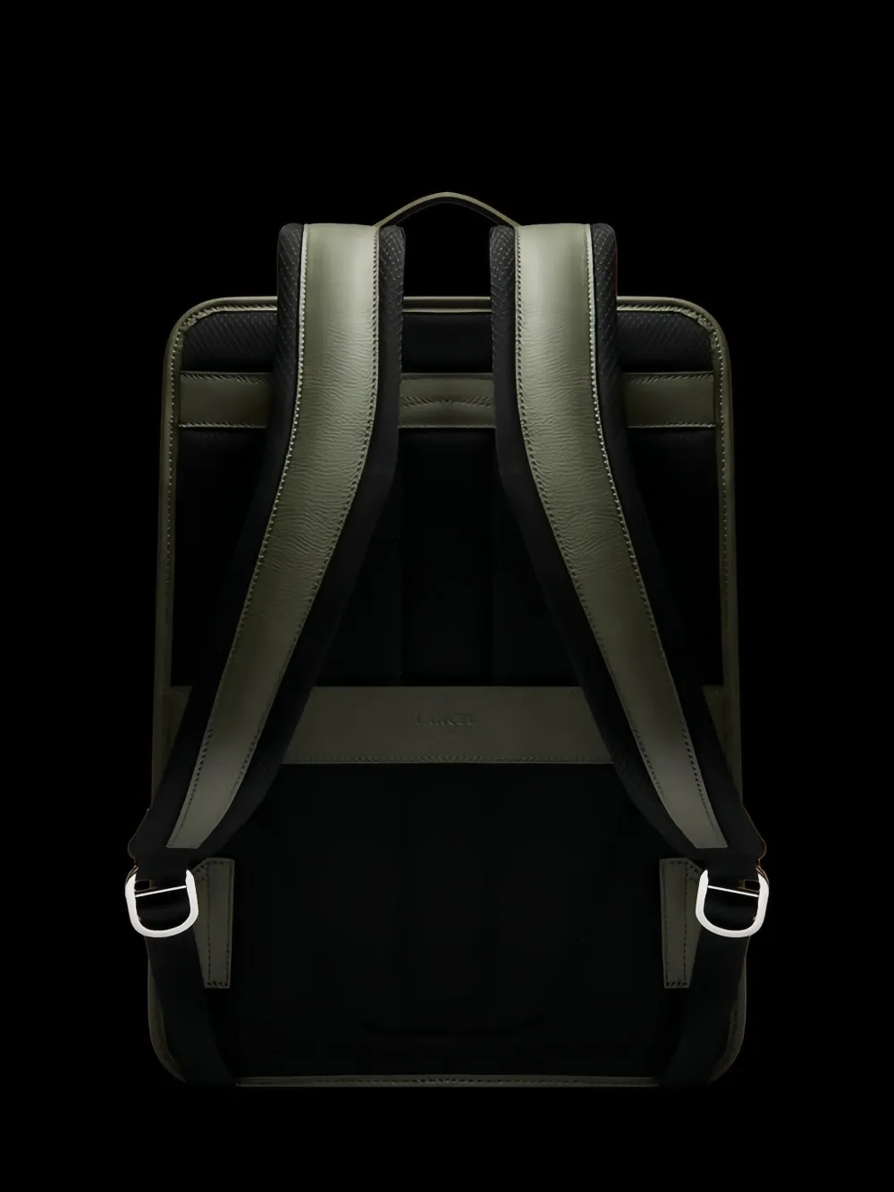 Lancel Mistral leren rugzak met gespsluiting Groen